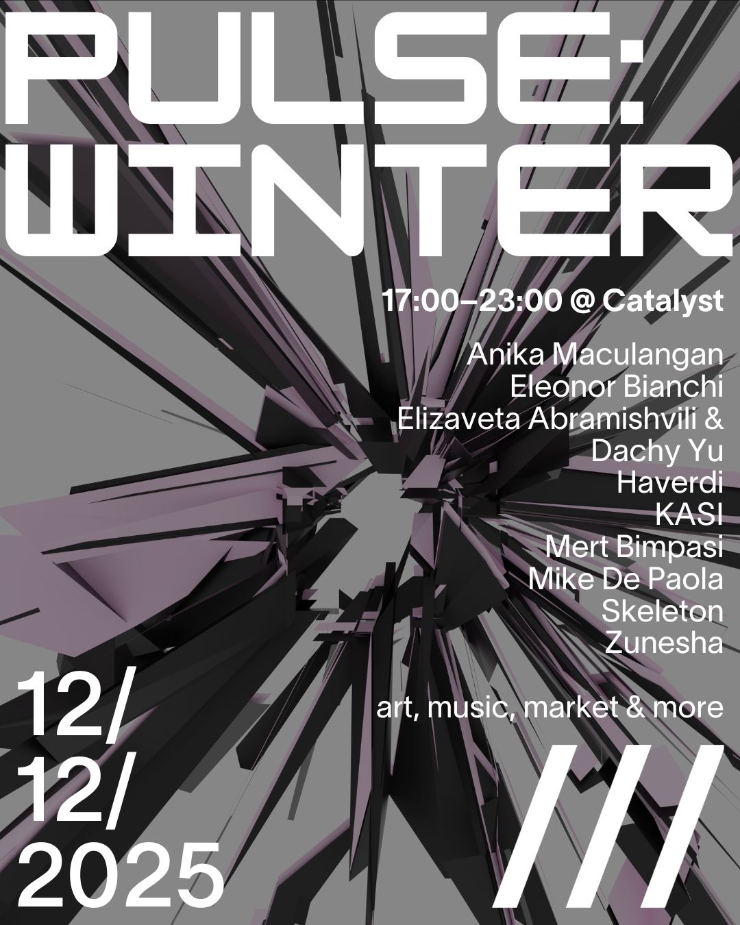 PULSE winter party poster